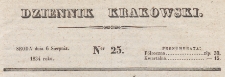 Dziennik Krakowski, 1834.08.06 nr 25
