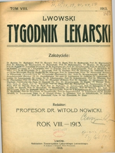 Lwowski Tygodnik Lekarski R.1913