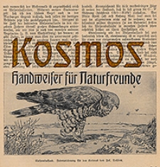 Kosmos : Handweiser f&uuml;r Naturfreunde und Zentralblatt f&uuml;r das Naturwissenschaftliche Bildungs-und Sammelwesen 1915, Jg. 12, Nr. 1/12