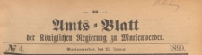 Amts-Blatt der Königlich Preussischen Regierung zu Marienwerder für das Jahr, 1899.01.25 nr 4