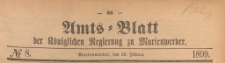 Amts-Blatt der Königlich Preussischen Regierung zu Marienwerder für das Jahr, 1899.02.22 nr 8