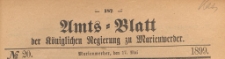Amts-Blatt der Königlich Preussischen Regierung zu Marienwerder für das Jahr, 1899.05.17 nr 20