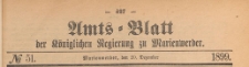 Amts-Blatt der Königlich Preussischen Regierung zu Marienwerder für das Jahr, 1899.12.20 nr 51