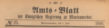 Amts-Blatt der K&ouml;niglich Preussischen Regierung zu Marienwerder f&uuml;r das Jahr, 1899.06.07 nr 23