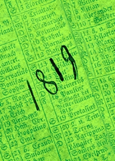 Kleefelds Beobachtungen 1819