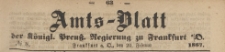 Amts-Blatt der Königlichen Preussischen Regierung zu Frankfurth an der Oder, 1867.02.20 nr 8