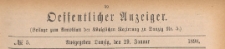 Oeffentlicher Anzeiger : Beilage zum Amts-blatt der Königlichen Regierung zu Danzig, 1898.01.29 nr 5