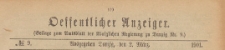 Oeffentlicher Anzeiger : Beilage zum Amts-blatt der Königlichen Regierung zu Danzig, 1901.03.02 nr 9