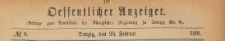 Oeffentlicher Anzeiger : Beilage zum Amts-blatt der Königlichen Regierung zu Danzig, 1891.02.28 nr 9