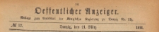 Oeffentlicher Anzeiger : Beilage zum Amts-blatt der Königlichen Regierung zu Danzig, 1891.03.21 nr 12