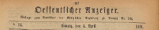 Oeffentlicher Anzeiger : Beilage zum Amts-blatt der Königlichen Regierung zu Danzig, 1891.04.04 nr 14