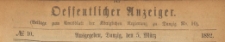 Oeffentlicher Anzeiger : Beilage zum Amts-blatt der Königlichen Regierung zu Danzig, 1892.03.05 nr 10
