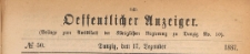 Oeffentlicher Anzeiger : Beilage zum Amts-blatt der Königlichen Regierung zu Danzig, 1887.12.17 nr 50