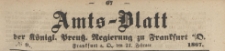 Amts-Blatt der Königlichen Preussischen Regierung zu Frankfurth an der Oder, 1867.02.27 nr 9