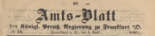 Amts-Blatt der Königlichen Preussischen Regierung zu Frankfurth an der Oder, 1867.04.03 nr 14