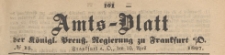 Amts-Blatt der Königlichen Preussischen Regierung zu Frankfurth an der Oder, 1867.04.10 nr 15