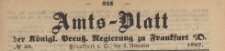 Amts-Blatt der Königlichen Preussischen Regierung zu Frankfurth an der Oder, 1867.11.06 nr 45