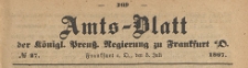 Amts-Blatt der Königlichen Preussischen Regierung zu Frankfurth an der Oder, 1867.07.03 nr 27