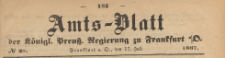 Amts-Blatt der Königlichen Preussischen Regierung zu Frankfurth an der Oder, 1867.07.17 nr 29