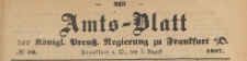 Amts-Blatt der Königlichen Preussischen Regierung zu Frankfurth an der Oder, 1867.08.07 nr 32
