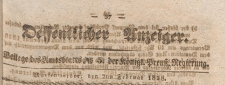Oeffentlicher Anzeiger : Beilage des Amtsblatt der Königlichen Preussischen Regierung, 1838.02.02 nr 5