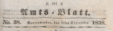 Oeffentlicher Anzeiger : Beilage des Amtsblatt der Königlichen Preussischen Regierung, 1838.09.21 nr 38