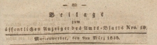 Beilage zum öffentlichen Anzeiger des Amts=Blatts, 1838.03.09 nr 10