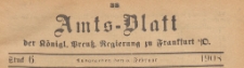 Amts-Blatt der Königlichen Preussischen Regierung zu Frankfurth an der Oder, 1908.02.06 nr 6