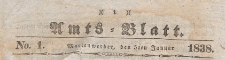 Amts-Blatt der Königlich Preussischen Regierung zu Marienwerder für das Jahr, 1838.01.05 nr 1