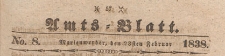 Amts-Blatt der Königlich Preussischen Regierung zu Marienwerder für das Jahr, 1838.02.23 nr 8