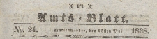 Amts-Blatt der Königlich Preussischen Regierung zu Marienwerder für das Jahr, 1838.05.25 nr 21