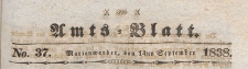 Amts-Blatt der Königlich Preussischen Regierung zu Marienwerder für das Jahr, 1838.09.14 nr 37