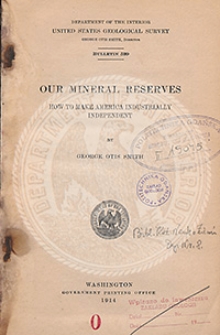 Bulletin 599. Our mineral reserves : how to make america industrially independent