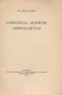 Chirurgia nerwów obwodowych