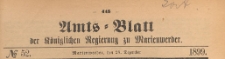 Amts-Blatt der Königlich Preussischen Regierung zu Marienwerder für das Jahr, 1899.12.28 nr 52