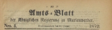 Amts-Blatt der Königlichen Regierung zu Marienwerder für das Jahr, 1872.01.24 nr 4