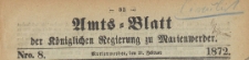 Amts-Blatt der Königlichen Regierung zu Marienwerder für das Jahr, 1872.02.21 nr 8