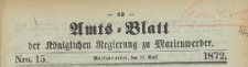 Amts-Blatt der Königlichen Regierung zu Marienwerder für das Jahr, 1872.04.10 nr 15