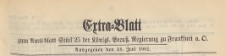Extra=Blatt zum Amtsblatt Stüd 25 der Königlichen Preussischen Regierung zu Frankfurth an der Oder, 1902.06.18