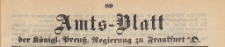 Amts-Blatt der Königlichen Preussischen Regierung zu Frankfurth an der Oder, 1904.04.07 nr 14