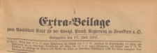 Extra=Beilage zum Amtsblatt Stück 29 der Königlichen Preussischen Regierung zu Frankfurth an der Oder, 1907.07.17