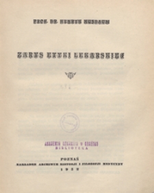 Zarys etyki lekarskiej