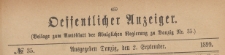 Oeffentlicher Anzeiger : Beilage zum Amts-blatt der Königlichen Regierung zu Danzig, 1899.09.02 nr 35