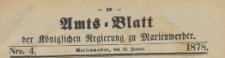 Amts-Blatt der Königlichen Regierung zu Marienwerder für das Jahr, 1878.01.23 nr 4