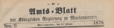 Amts-Blatt der Königlichen Regierung zu Marienwerder für das Jahr, 1878.02.27 nr 9