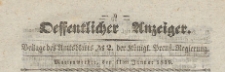 Oeffentlicher Anzeiger : Beilage des Amtsblatt der Königlichen Preussischen Regierung, 1839.01.11 nr 2