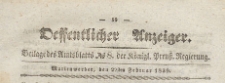 Oeffentlicher Anzeiger : Beilage des Amtsblatt der Königlichen Preussischen Regierung, 1839.02.22 nr 8