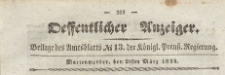 Oeffentlicher Anzeiger : Beilage des Amtsblatt der Königlichen Preussischen Regierung, 1839.03.29 nr 13