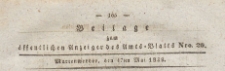 Beilage zum &ouml;ffentlichen Anzeiger des Amts=Blatts, 1839.05 17 nr 20