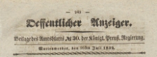 Oeffentlicher Anzeiger : Beilage des Amtsblatt der Königlichen Preussischen Regierung, 1839.07.26 nr 30